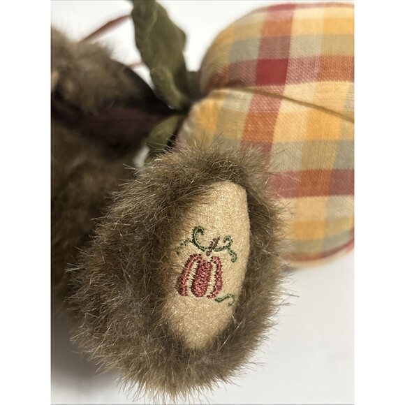 VTG Boyds Bear Holden T Punkinbeary 8in. Stuffed Fall Pumpkin Holiday NWT - Picture 9 of 15